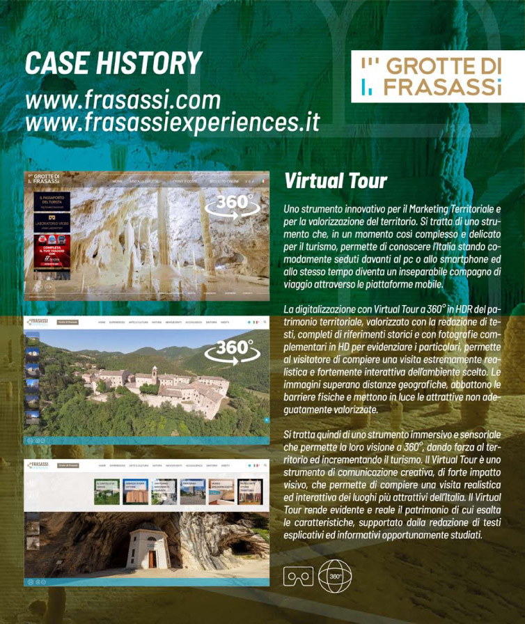 Il Caso Grotte di Frasassi Case History Virtual Tour
